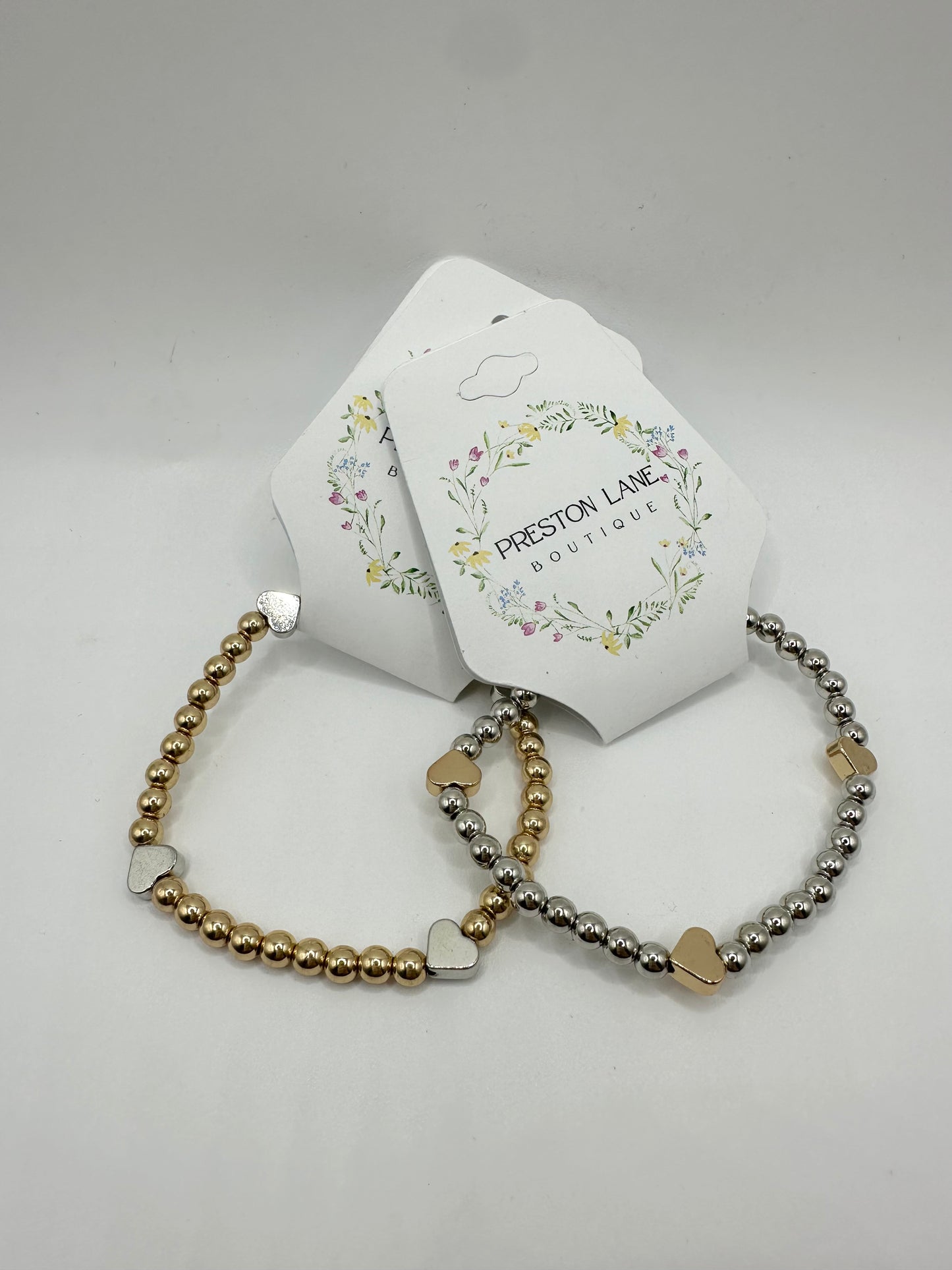 Heart beaded bracelet
