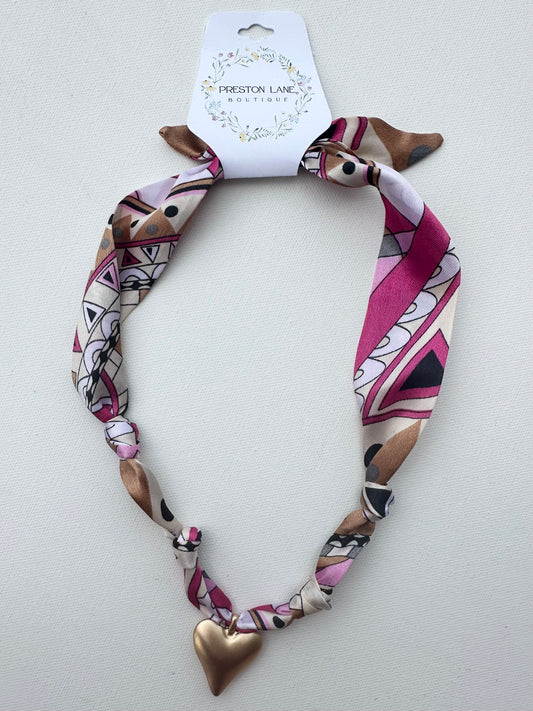Scarf Charm necklace