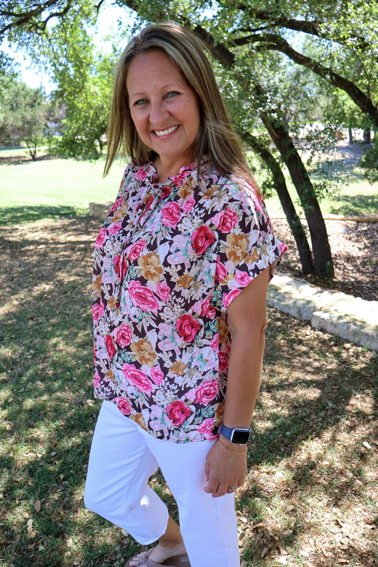 The Floral Blouse top