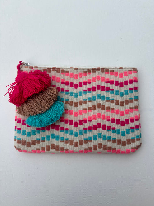 Faith printed pouch