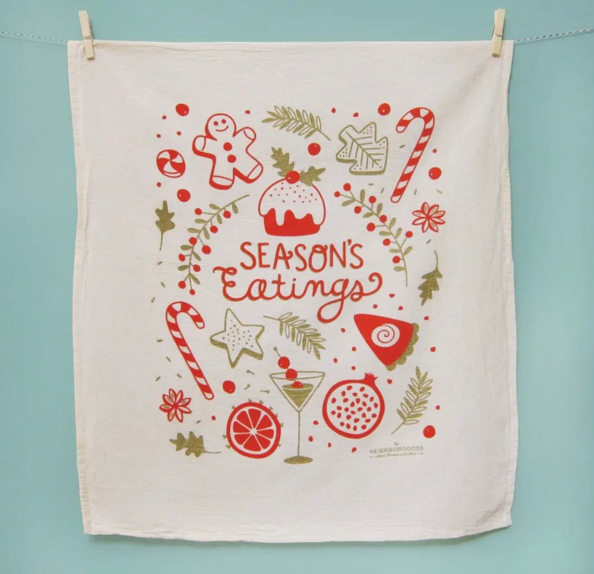 Christmas towel set
