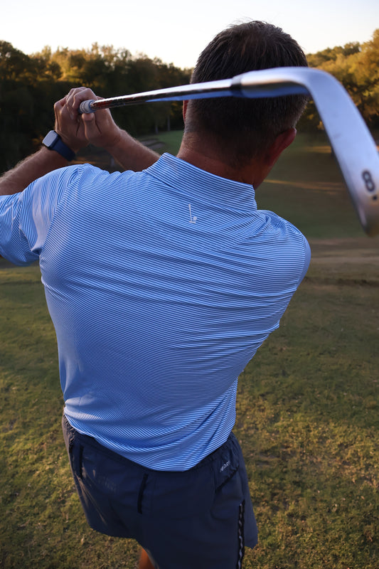 Blue Stripe polo
