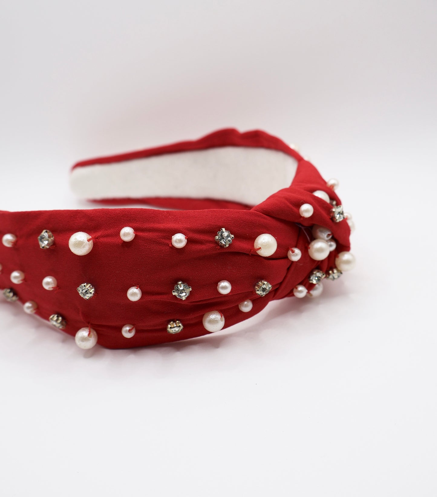 Red Pearl headband