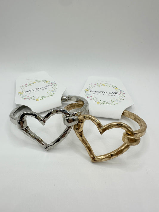 Heart bangle