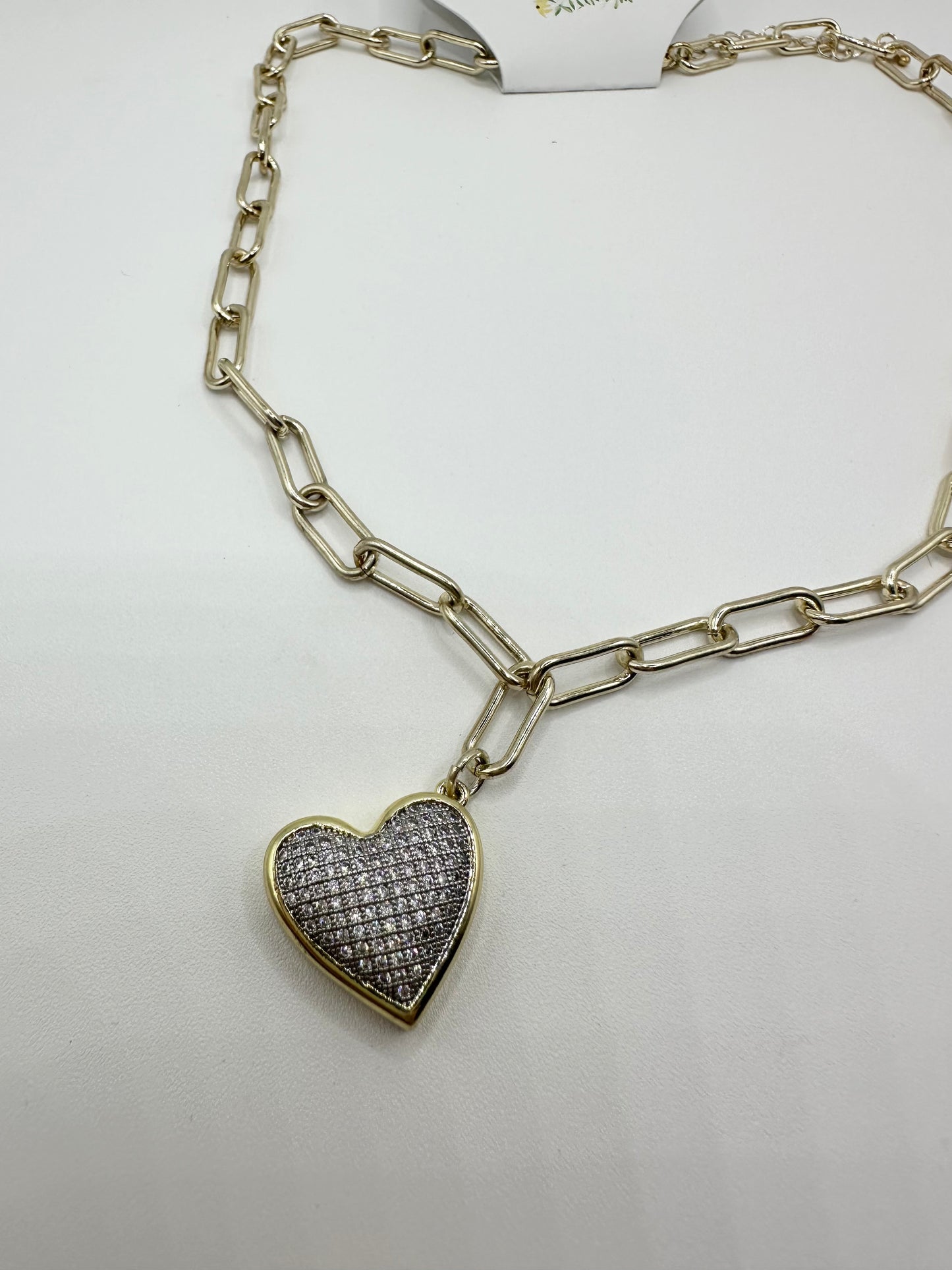 Zinnia Heart necklace