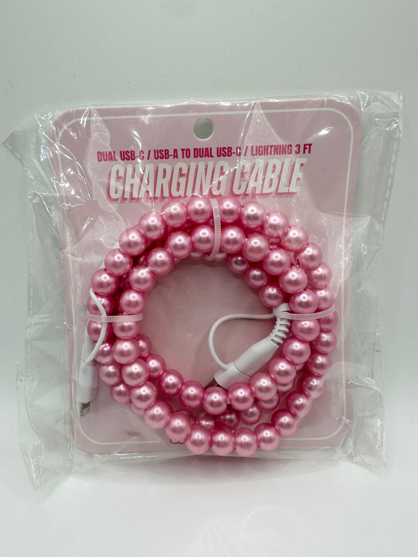 Beaded Charging cable