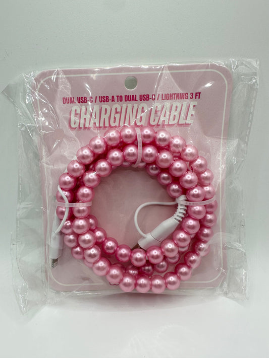 Beaded Charging cable