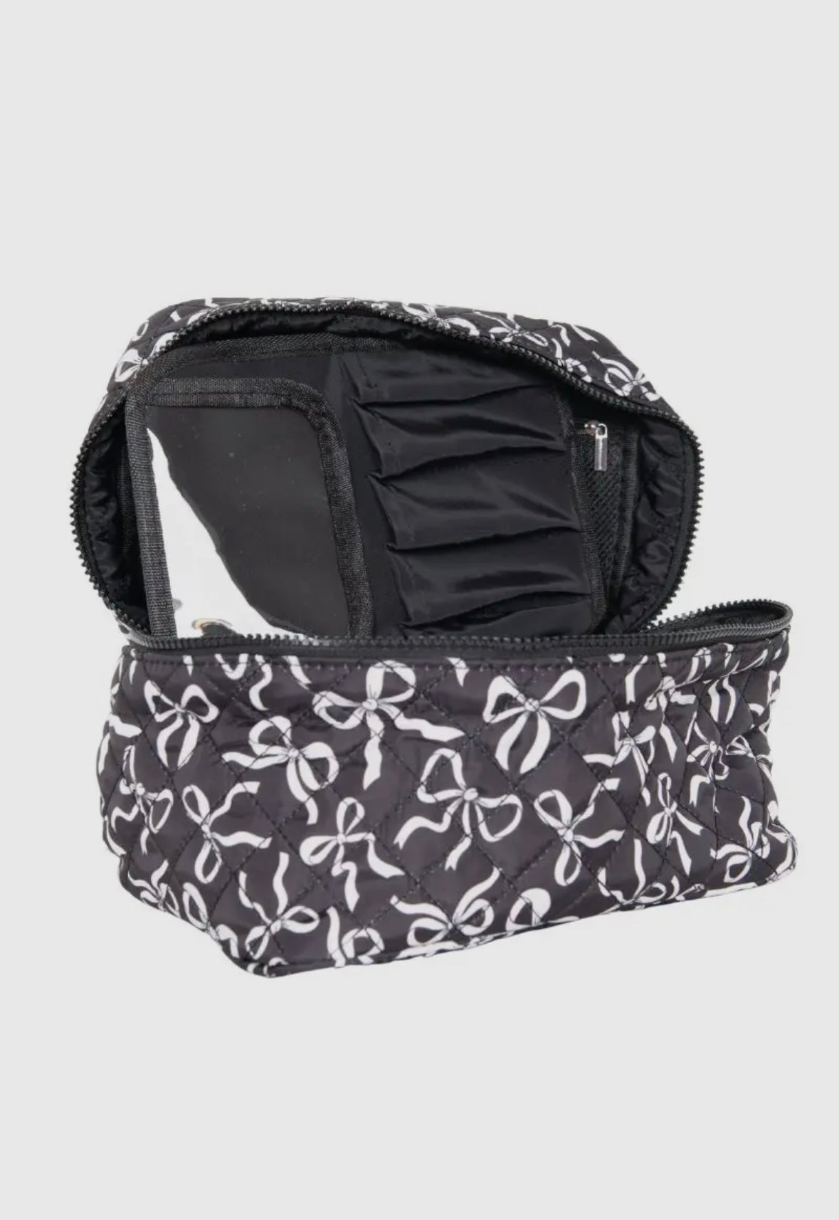 Black Bow cosmetic bag