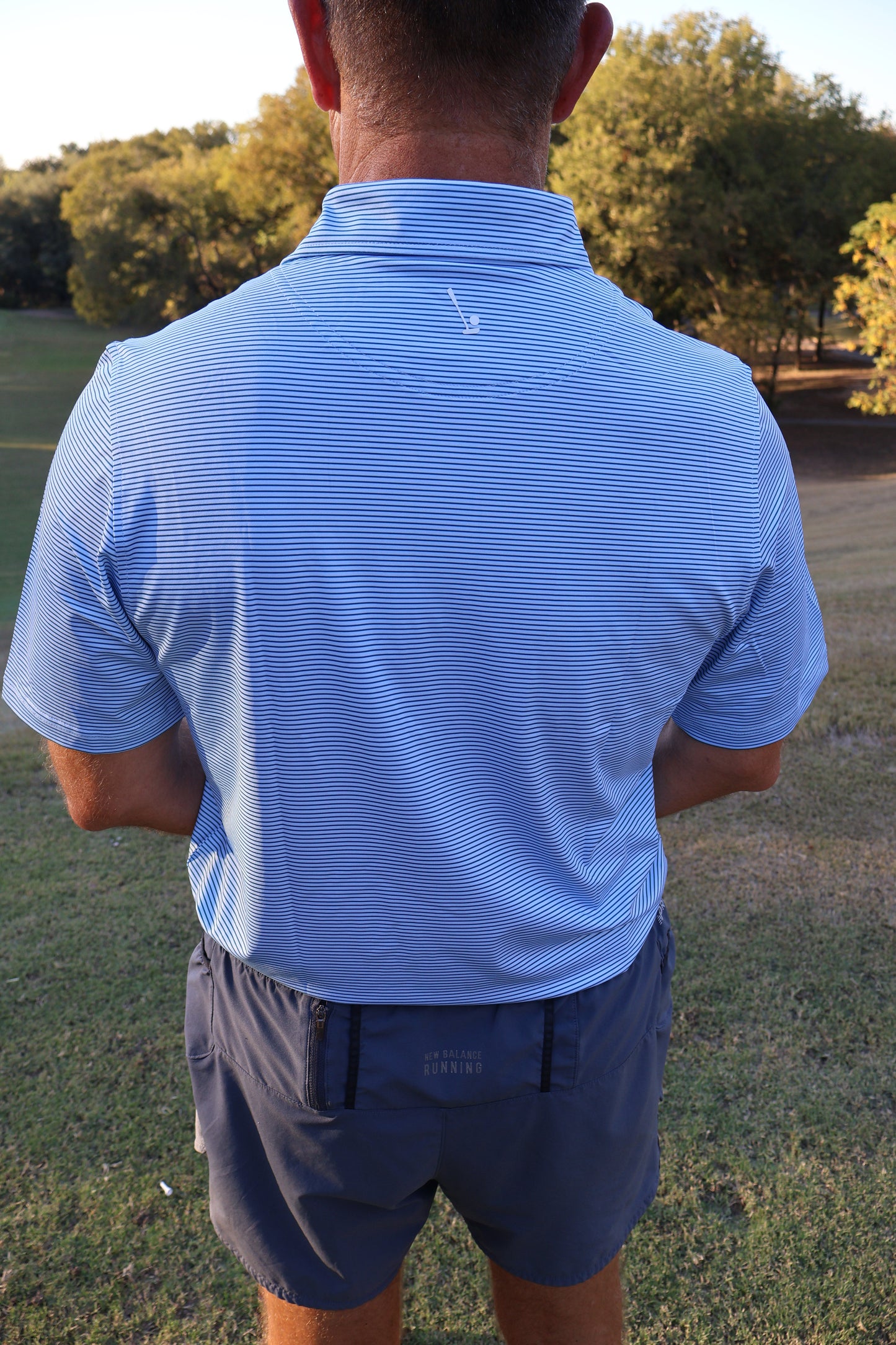 Blue Stripe polo