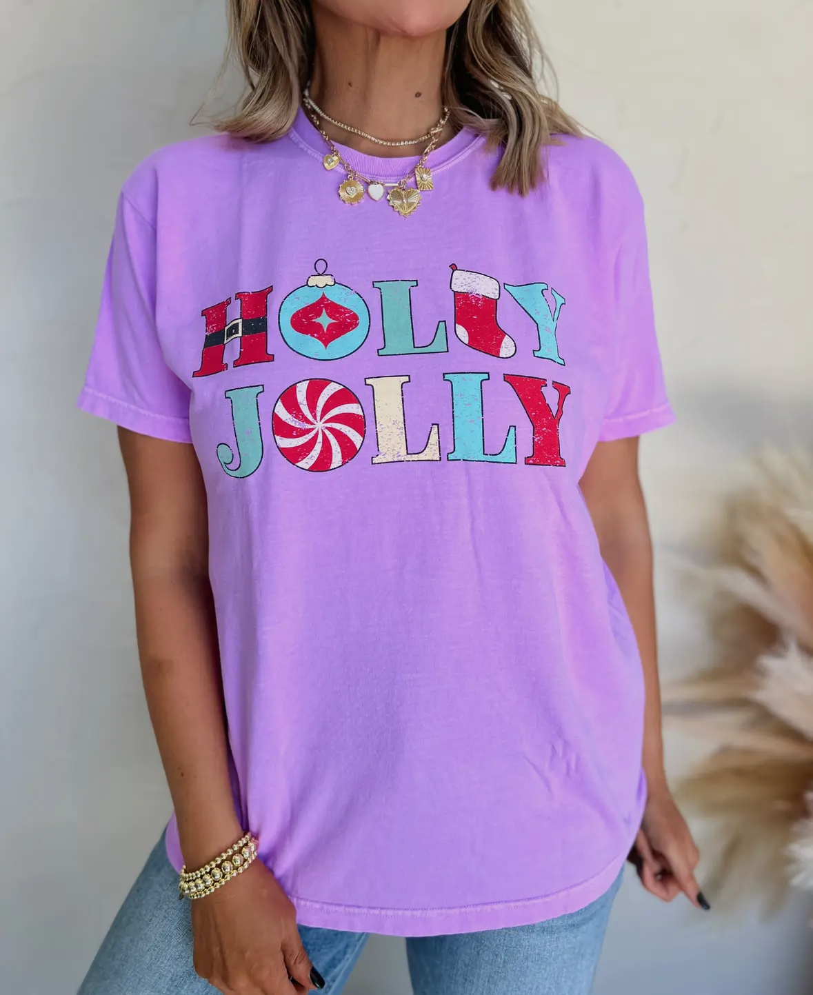 Holly Jolly Icon tee