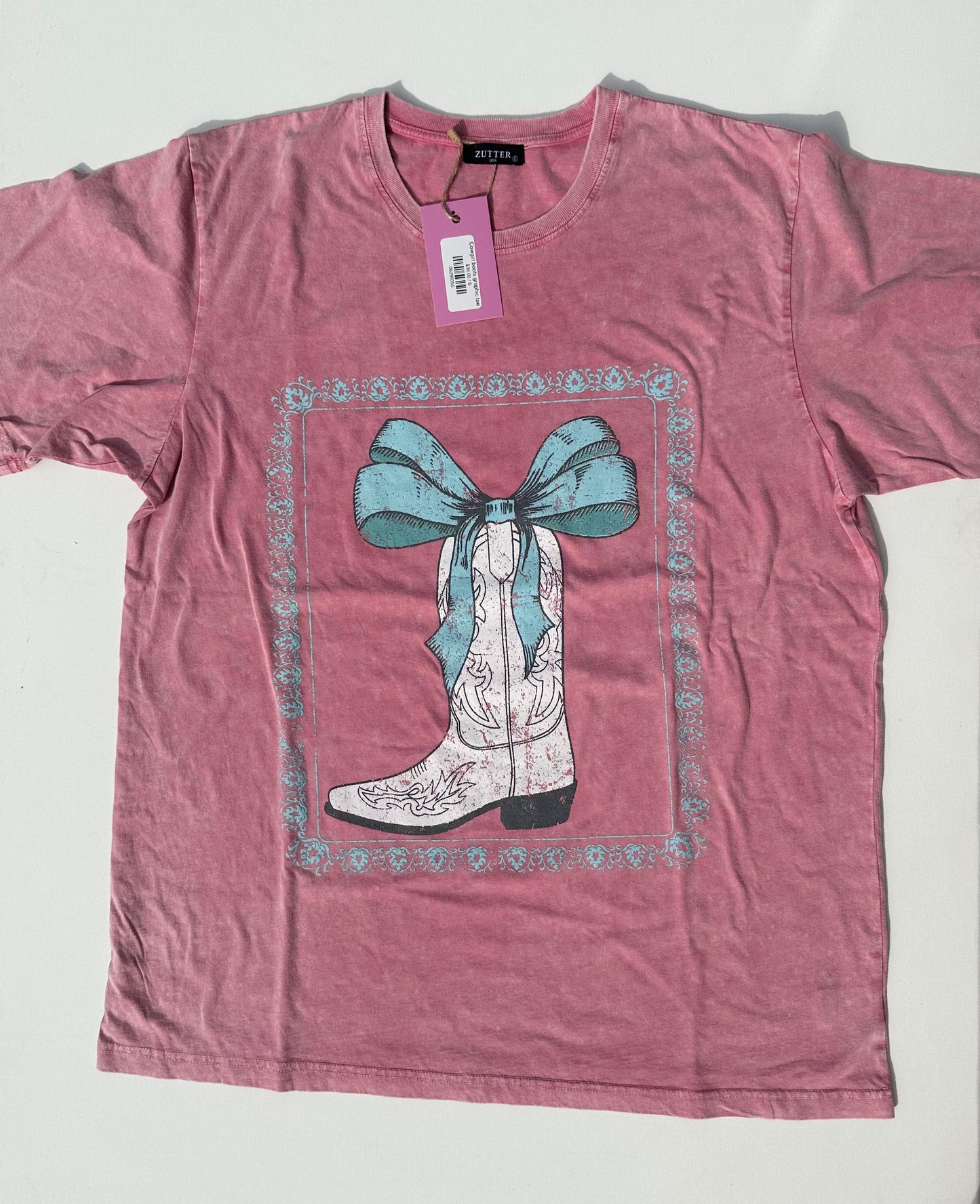Cowgirl boots graphic tee