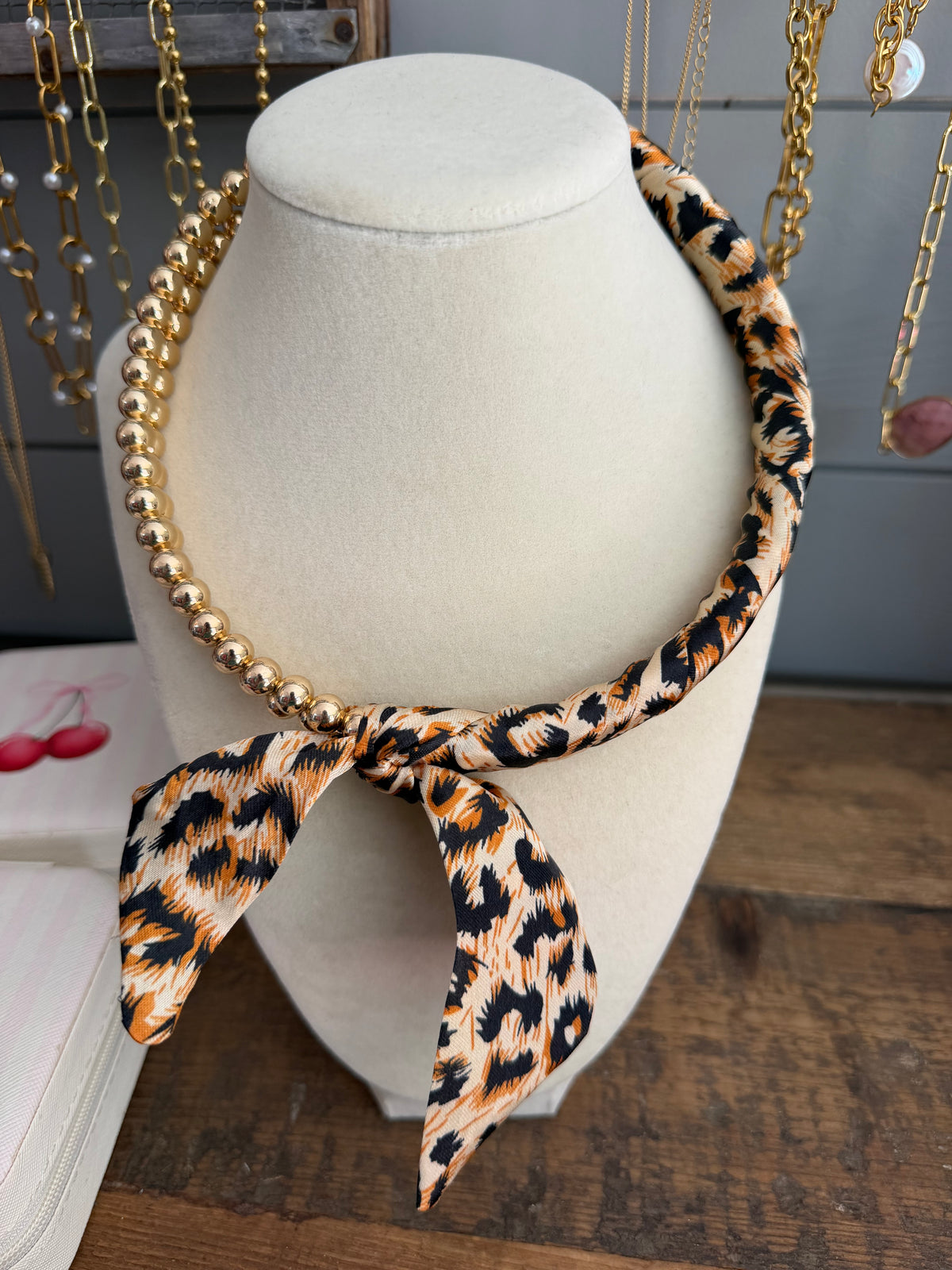 The Maia beaded scarf