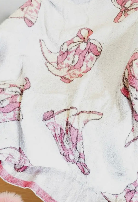 Pink Boots blanket