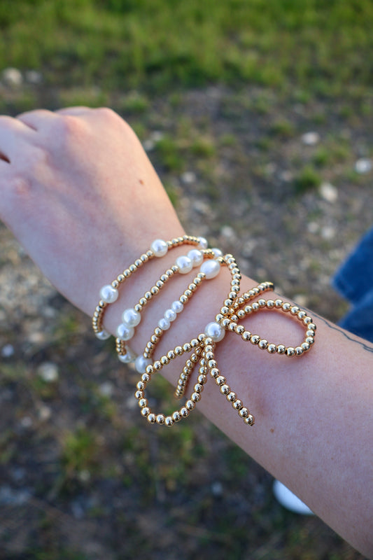 Beaded Pearl bracelet
