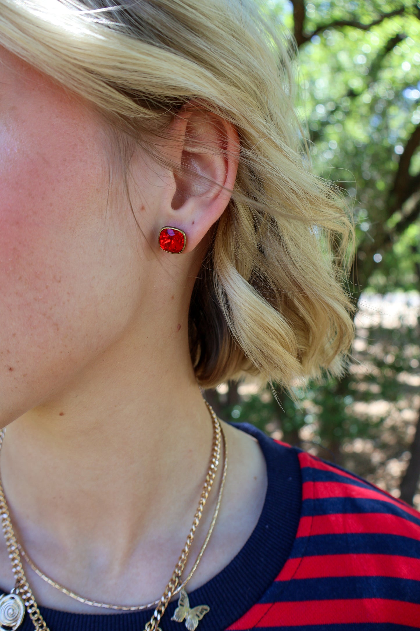 Square Crystal earring