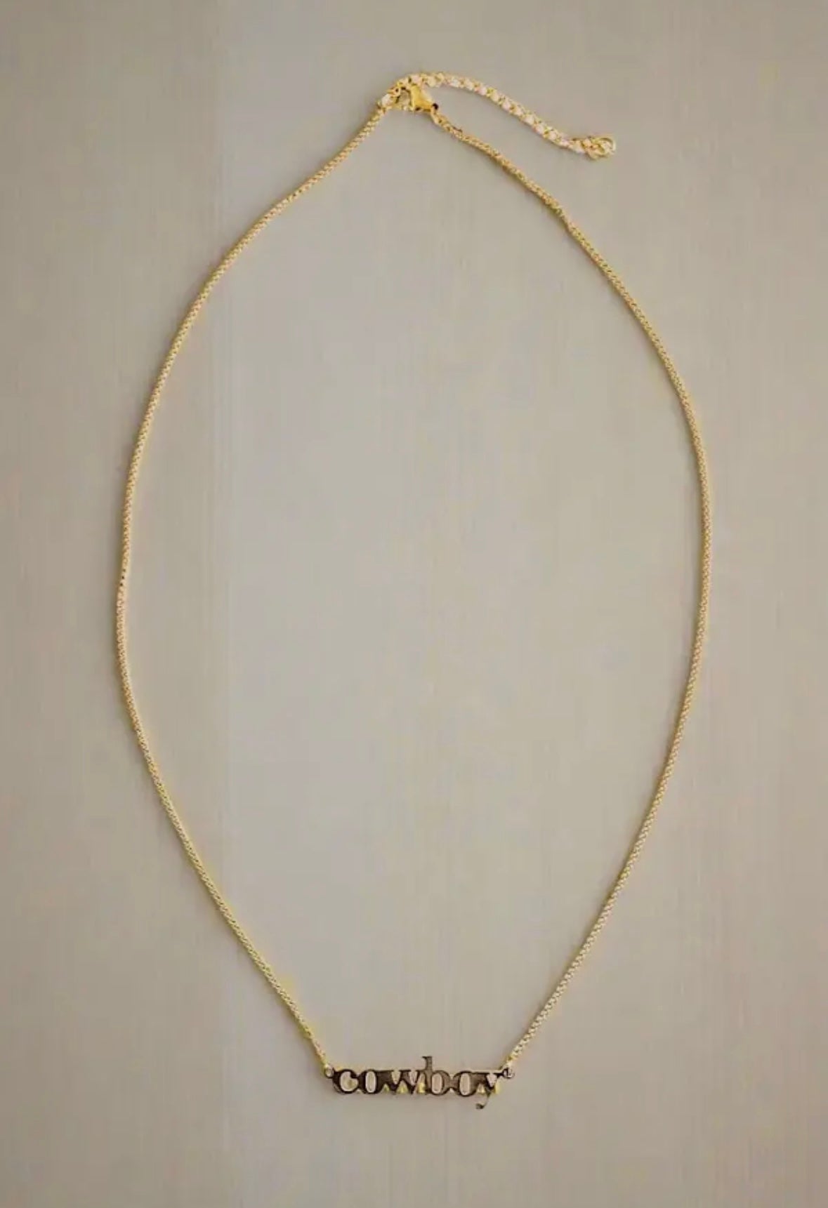 Cowboy necklace