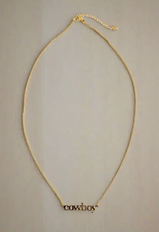 Cowboy necklace