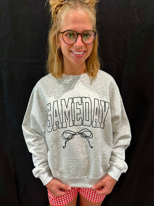Gameday Bow sweatshirt