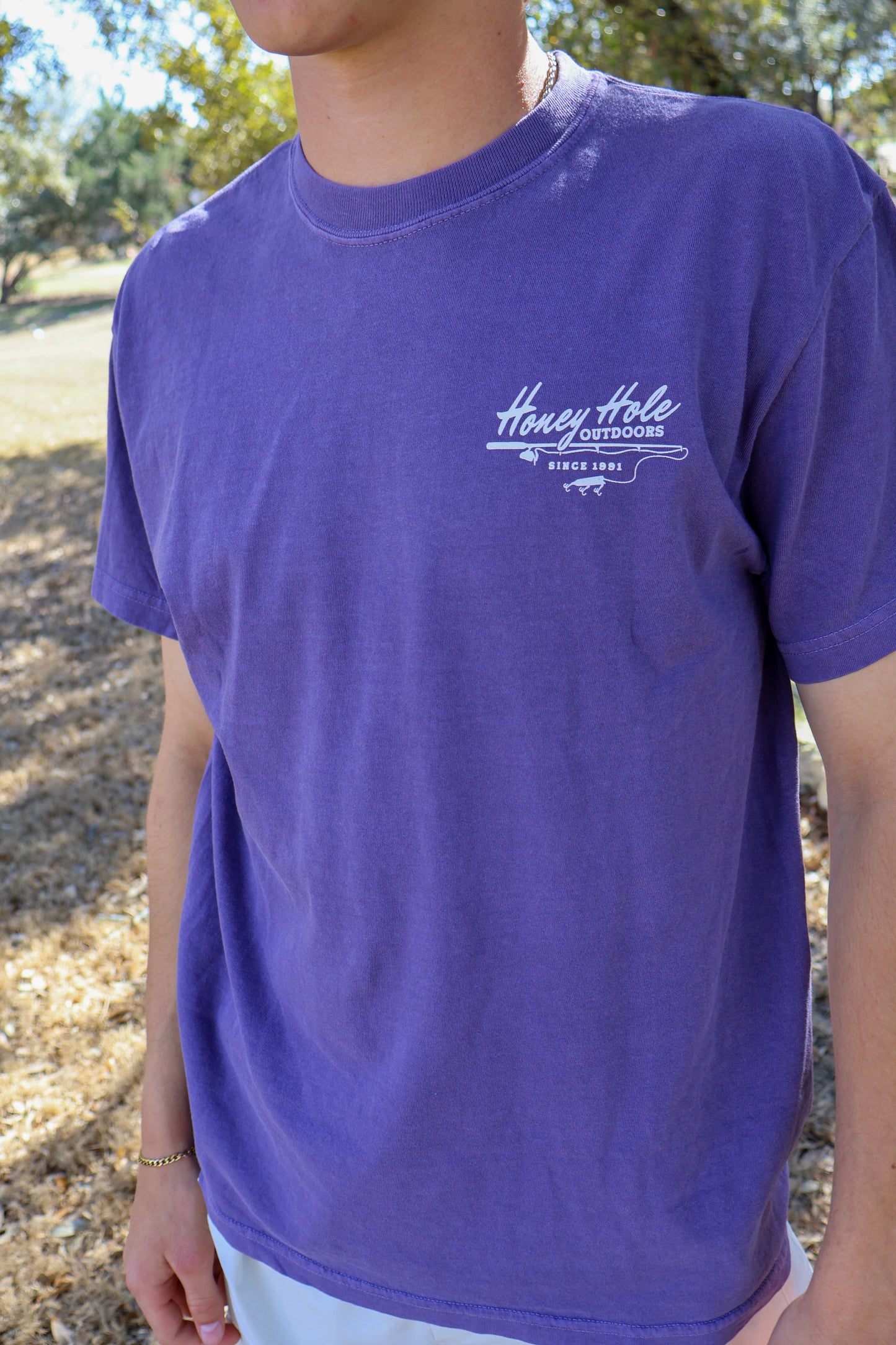 Heritage Purple tee