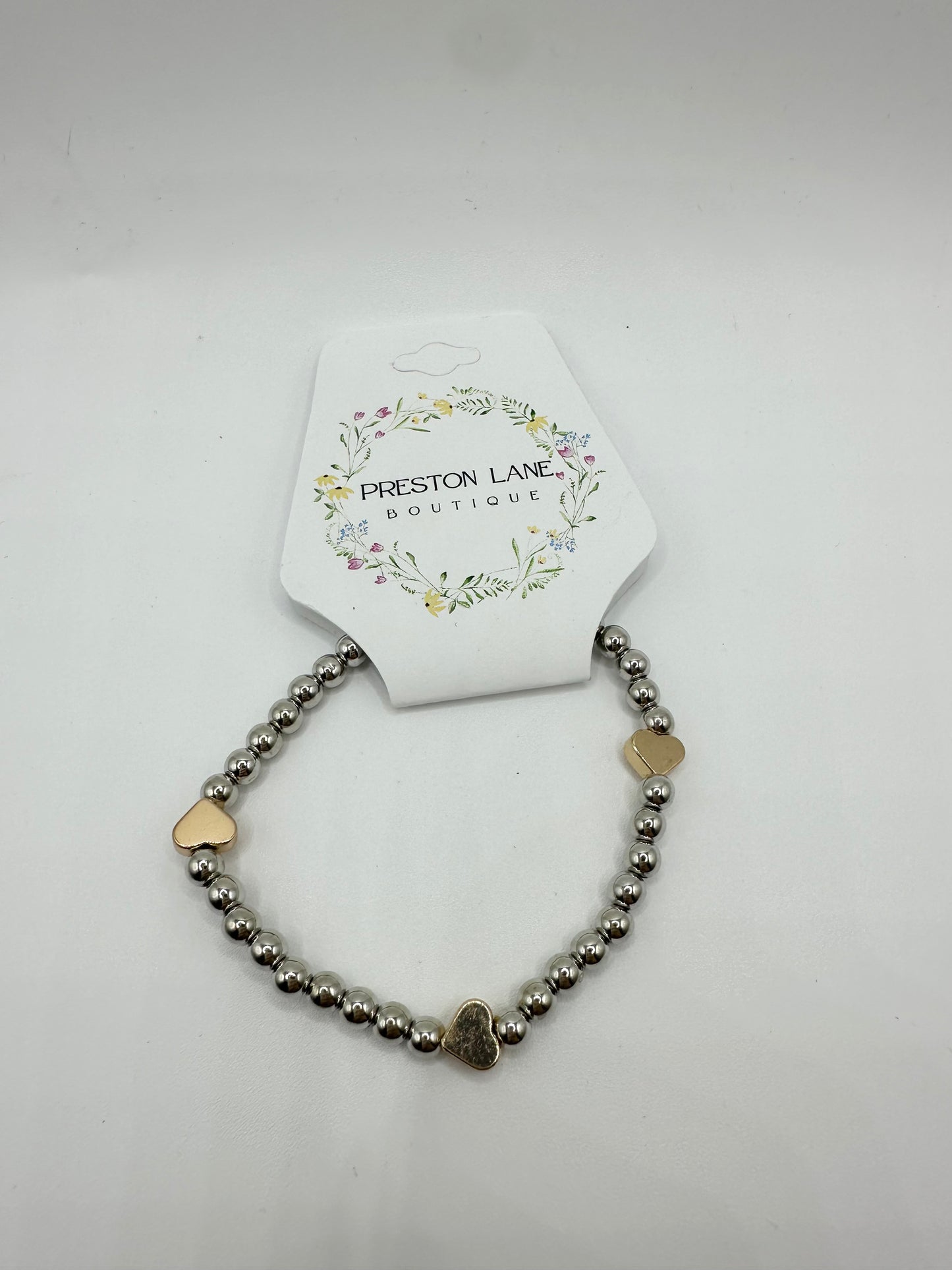 Heart beaded bracelet