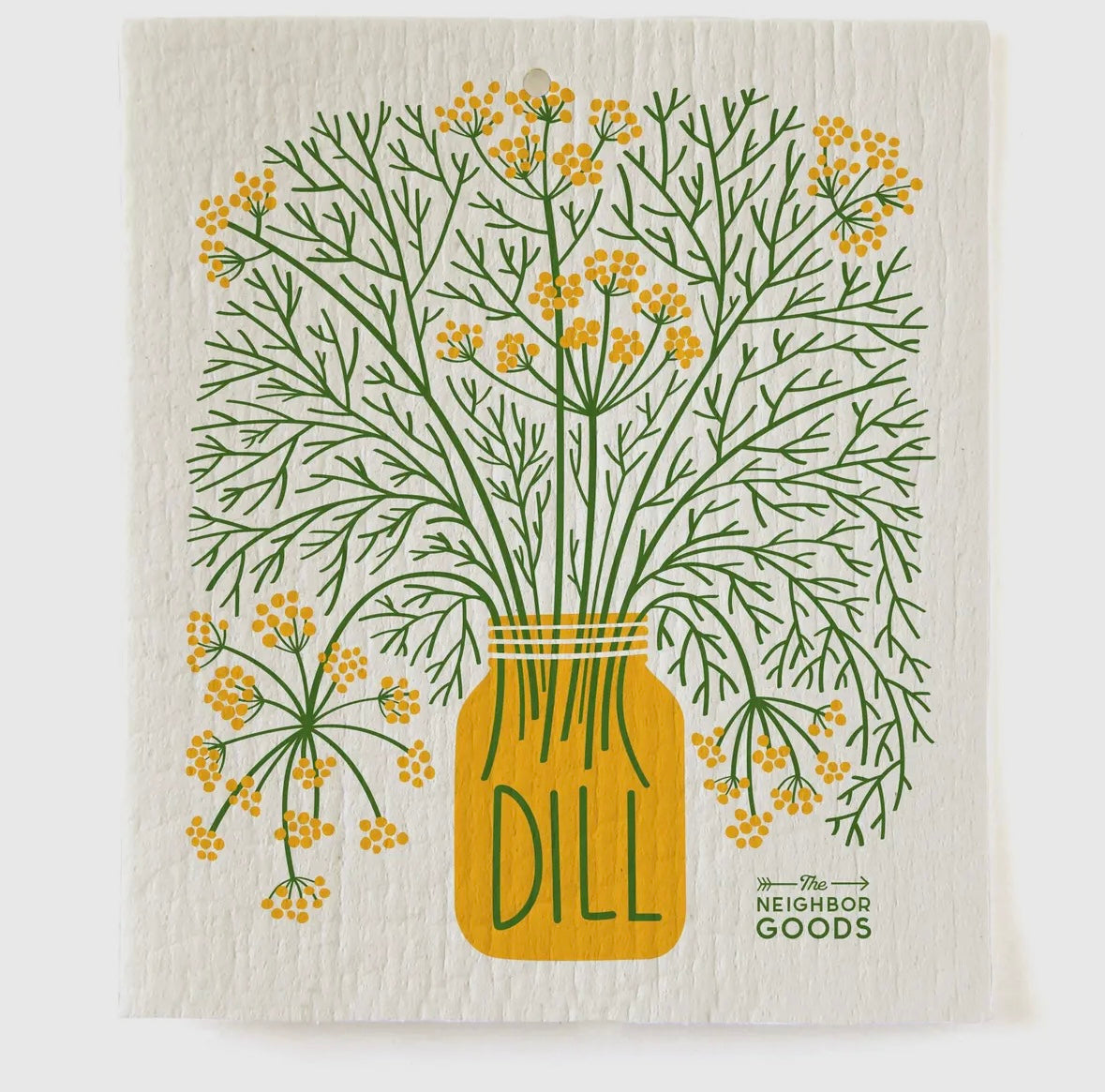 Dill towel & sponge set