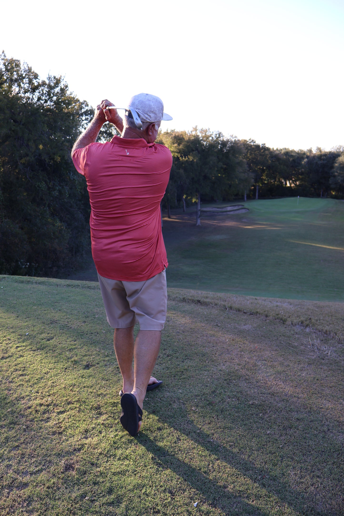 Red Stripe polo