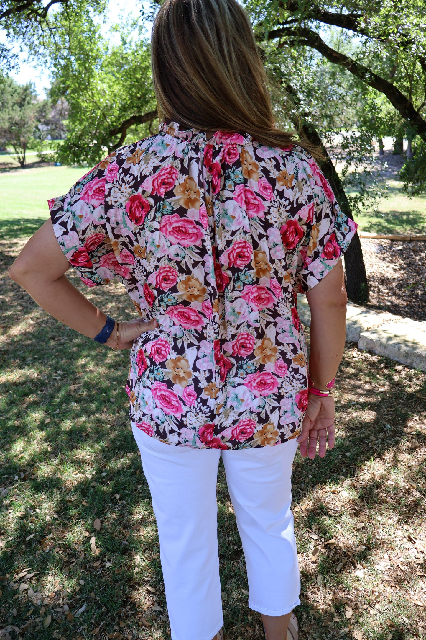 The Floral Blouse top