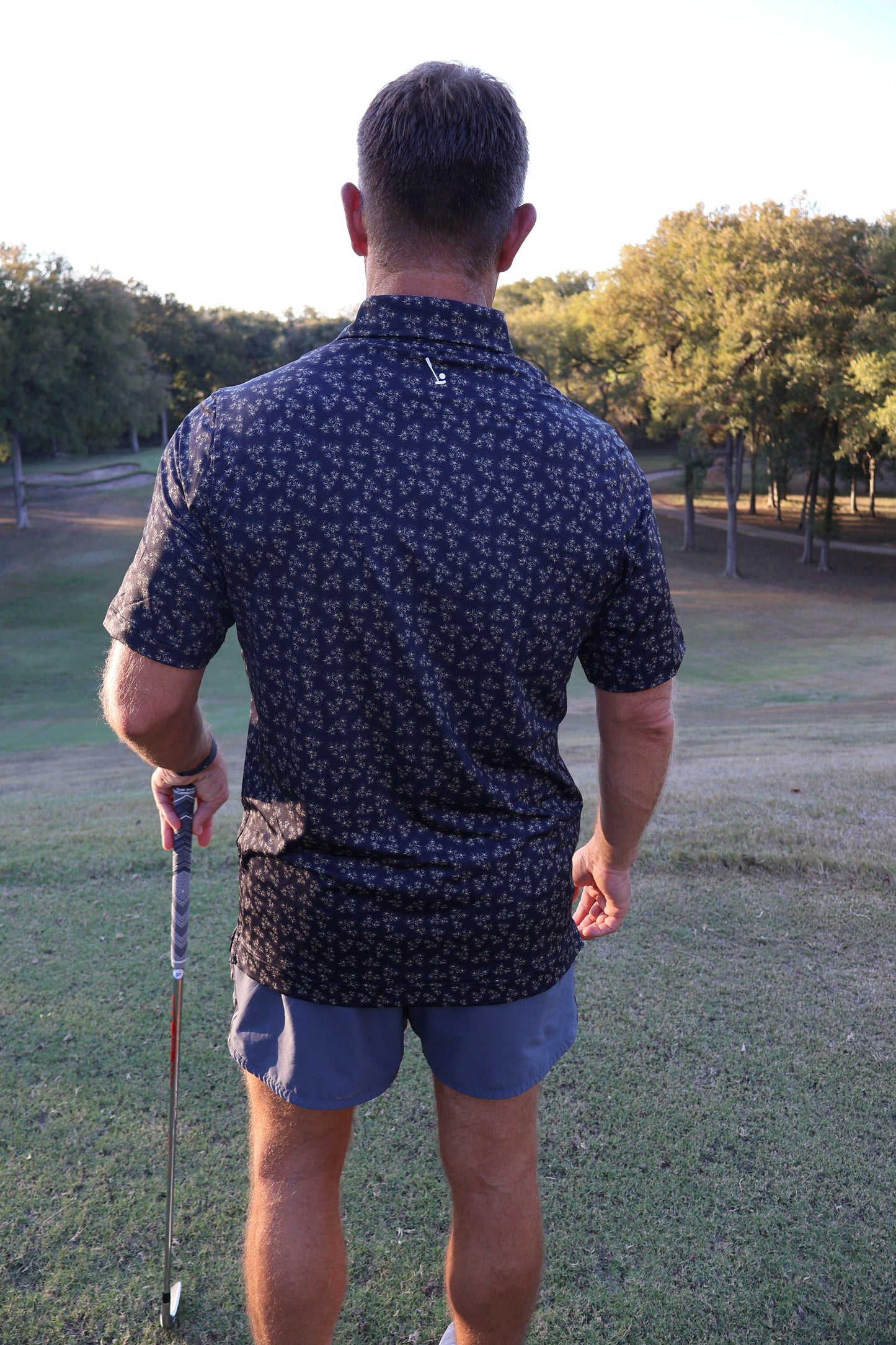 Dark Floral polo