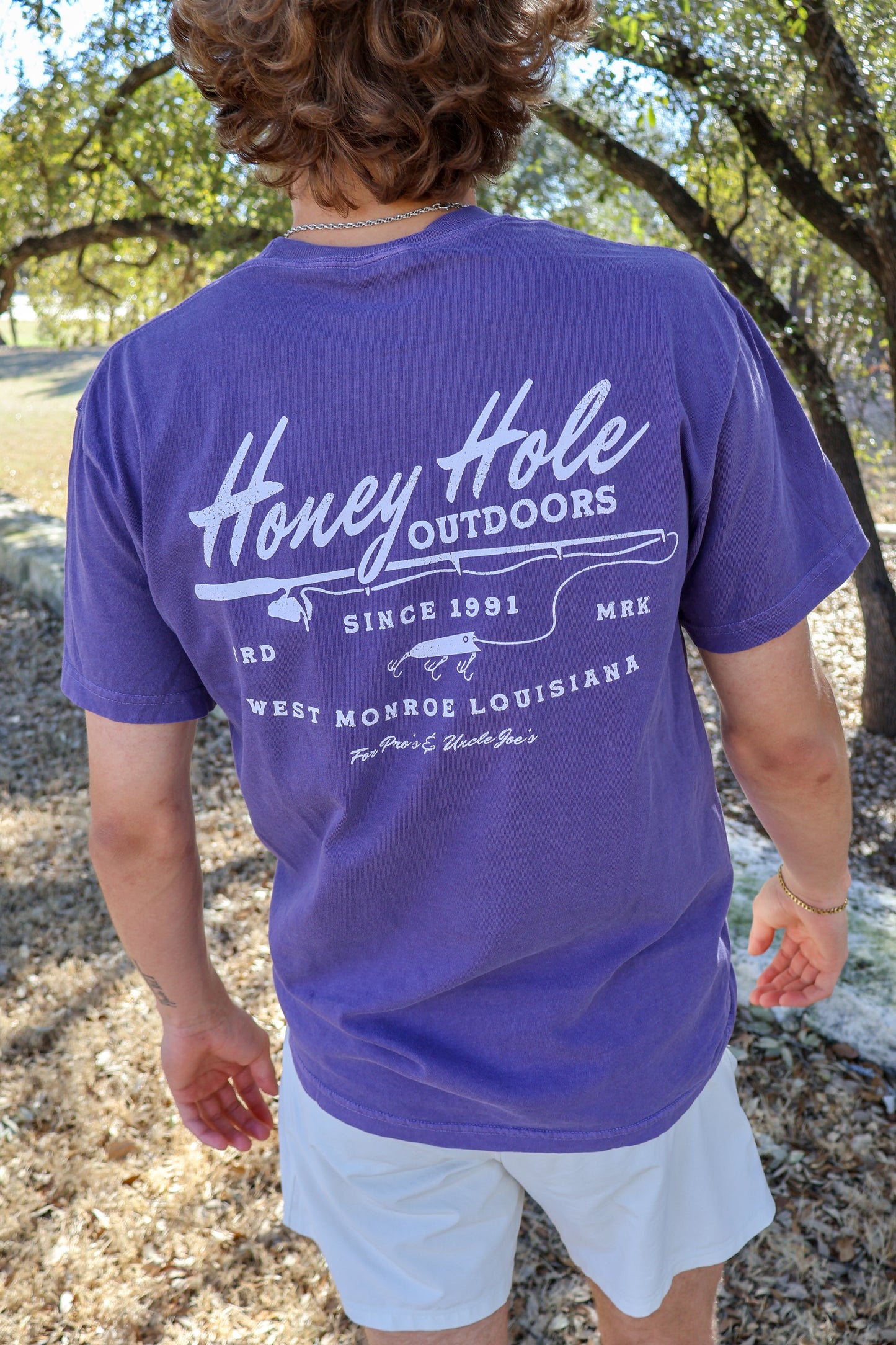 Heritage Purple tee