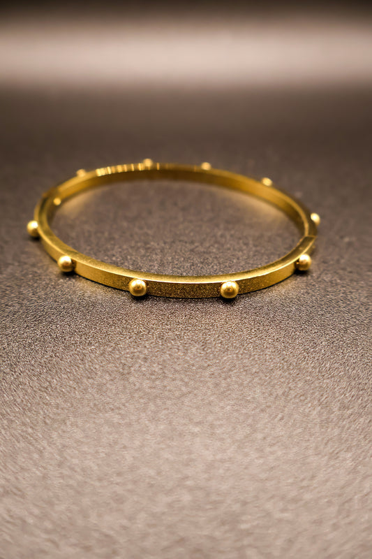 Gold Stud bangle