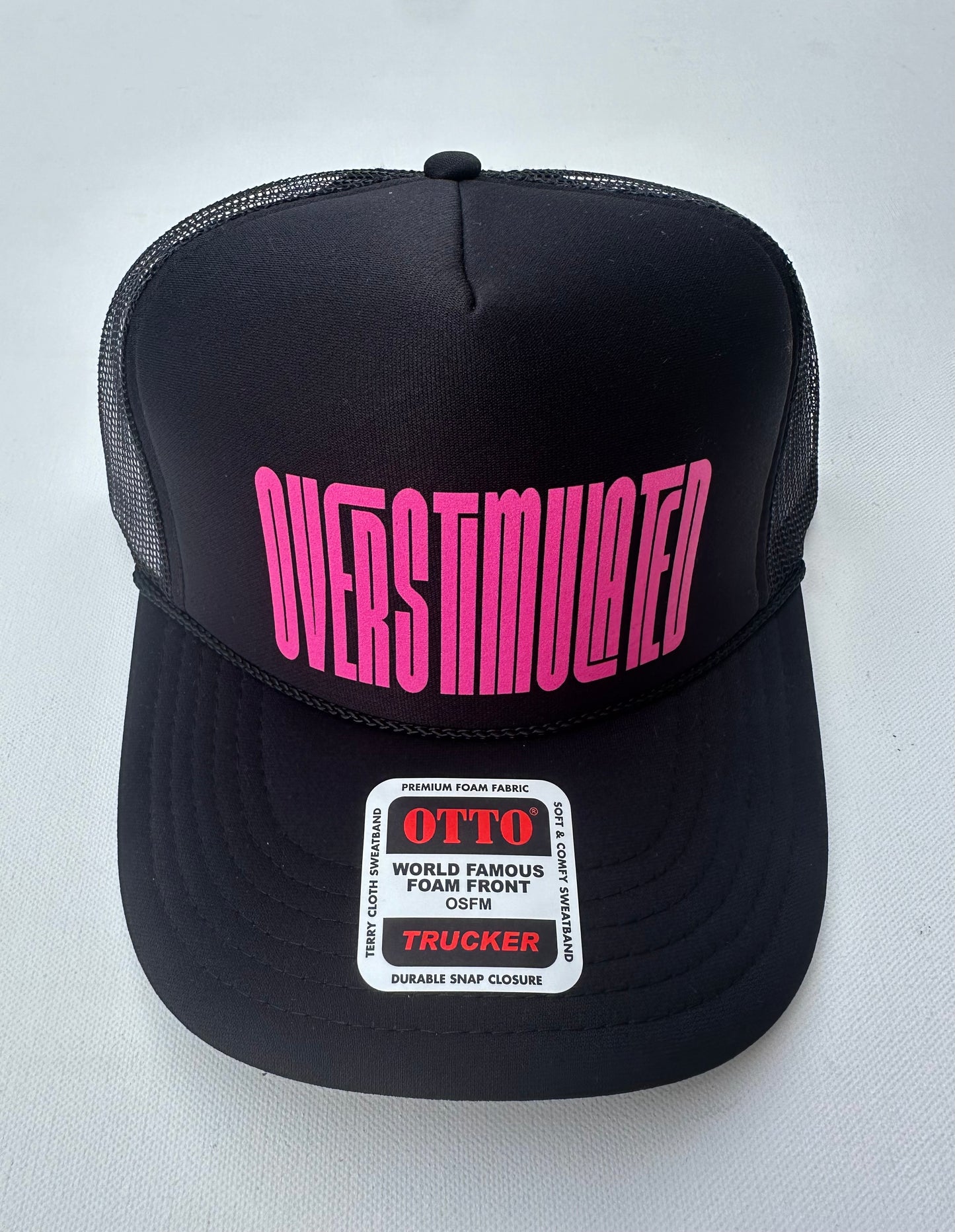Pink Overstimulated hat