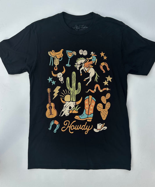 Howdy Western tee