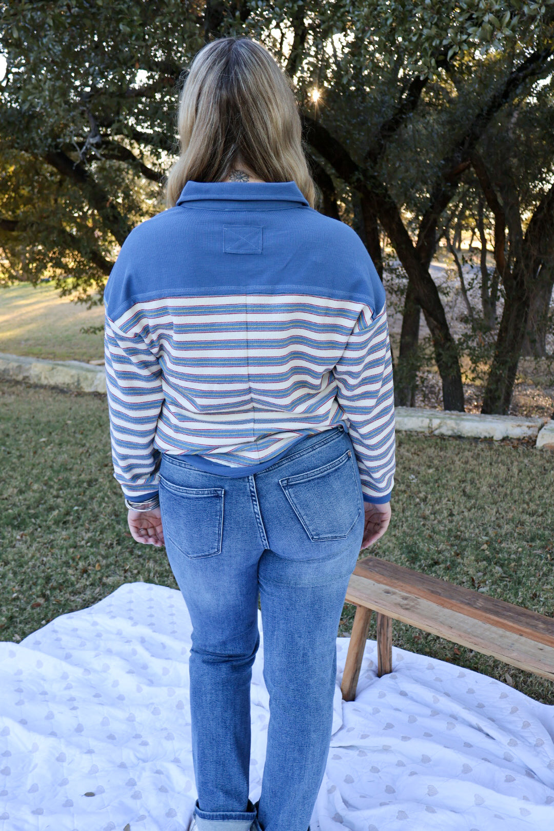Contrast Wash Dad Jean