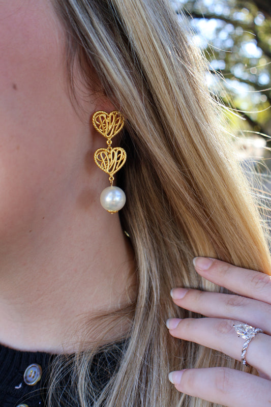 The Heart and Pearl earring