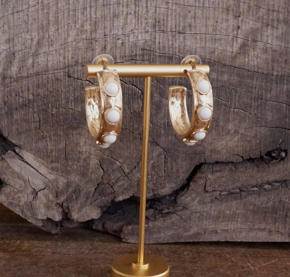 Jeweled Hoop earring