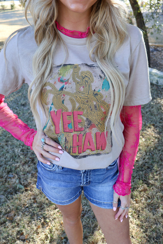 Yeehaw graphic tee