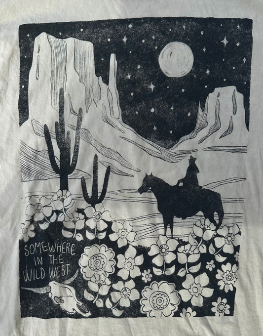 Somewhere in the Wild West tee