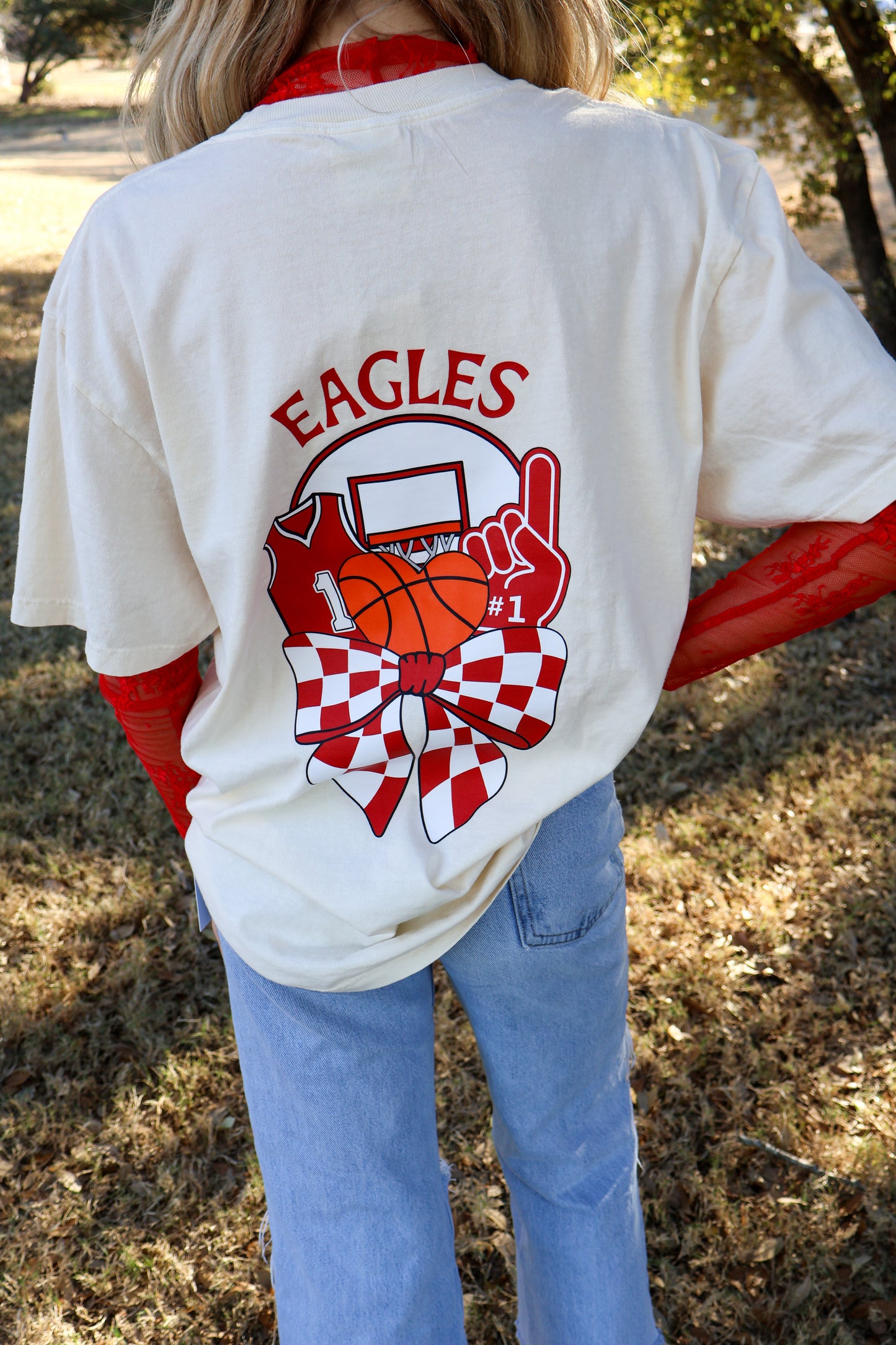 Basketball Bow tee