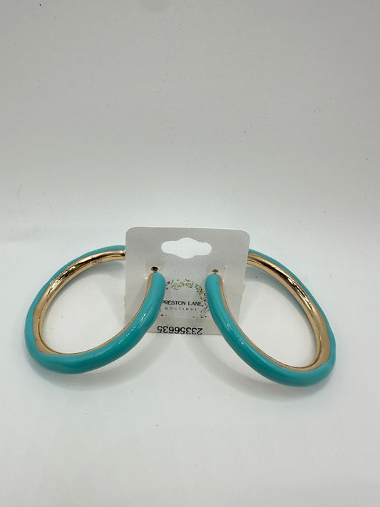 Faith hoop earrings