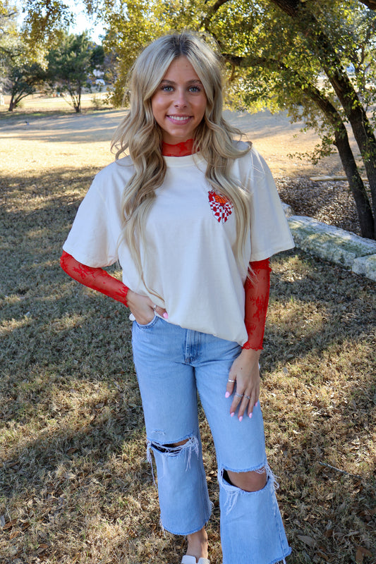 Basketball Bow tee