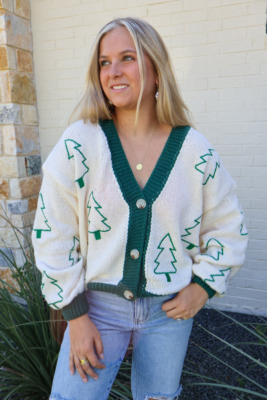 The Green Tree cardigan