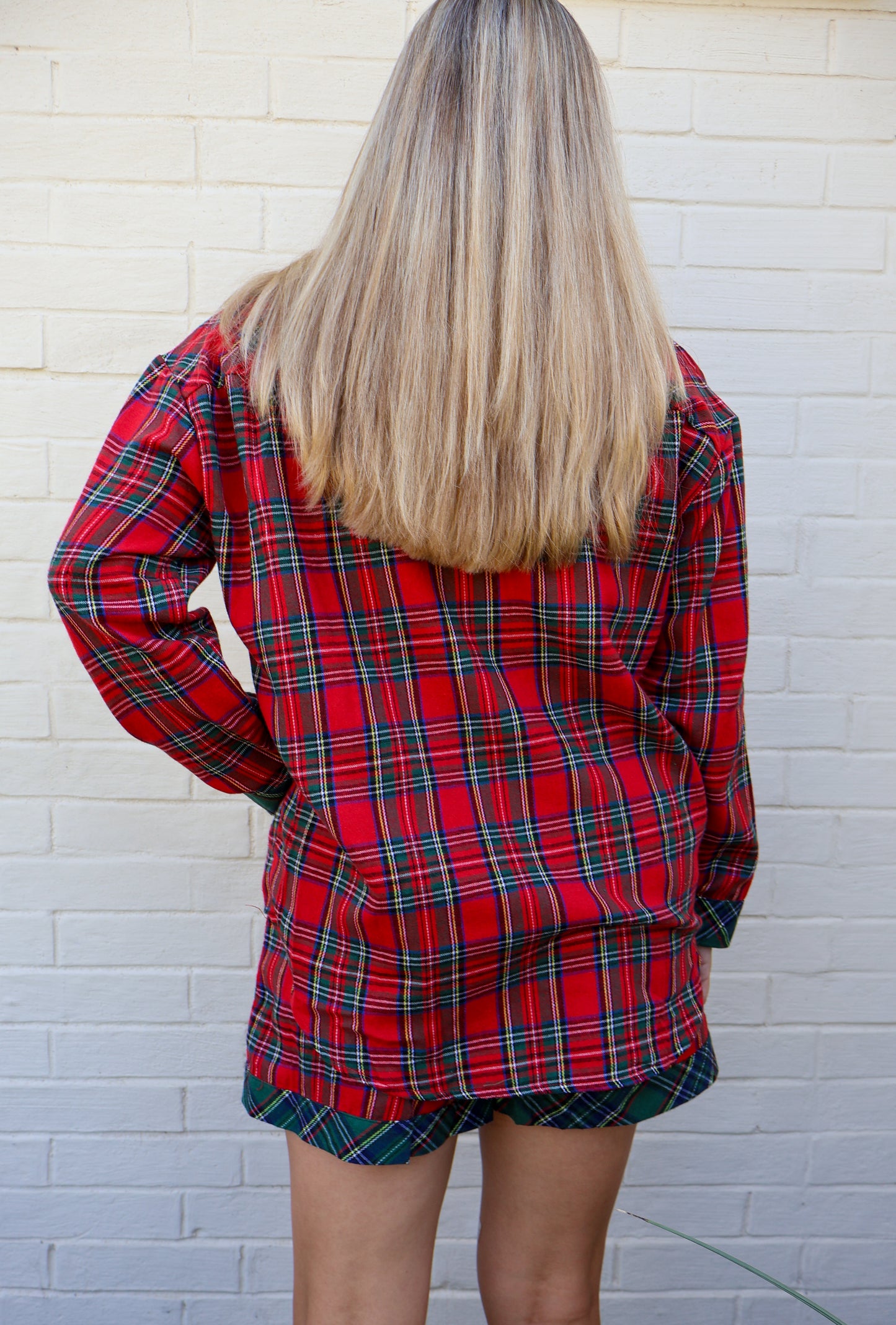 The Plaid PJ set
