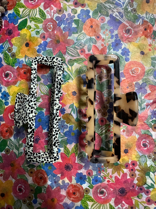 XL Cellulose claw clip