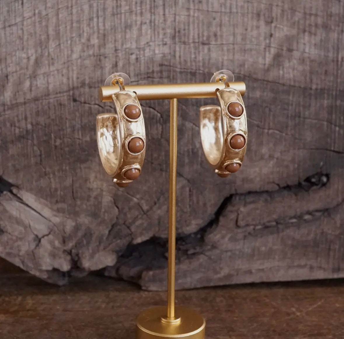 Jeweled Hoop earring