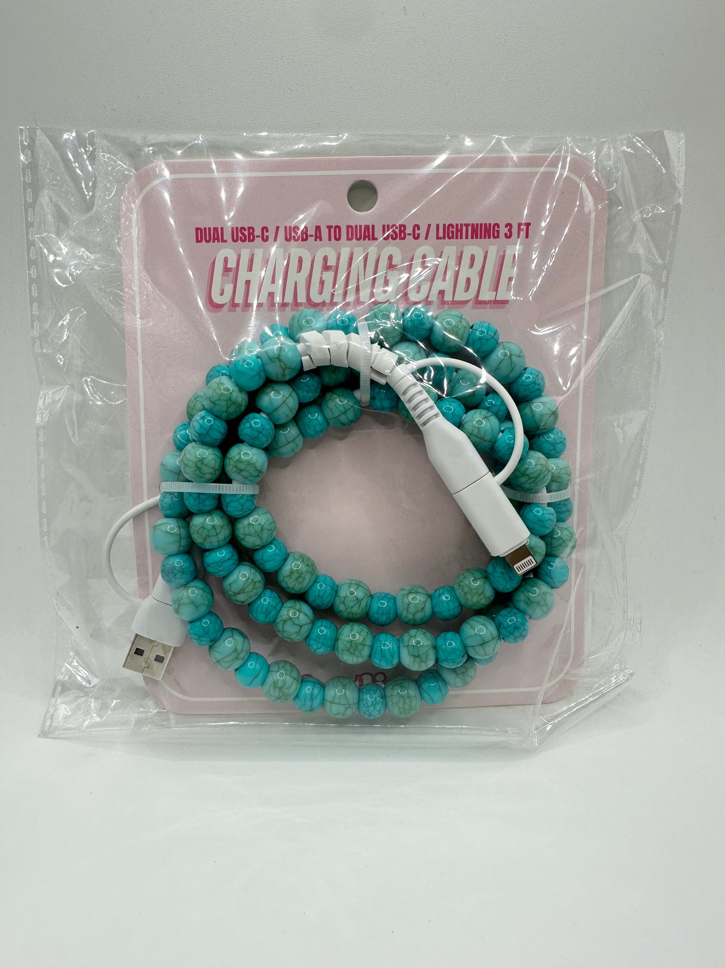 Beaded Charging cable