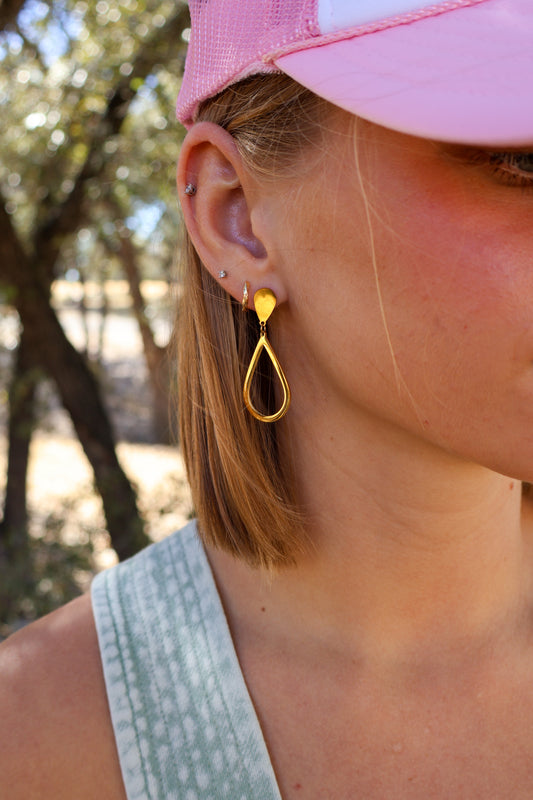 Drop Oval earrings