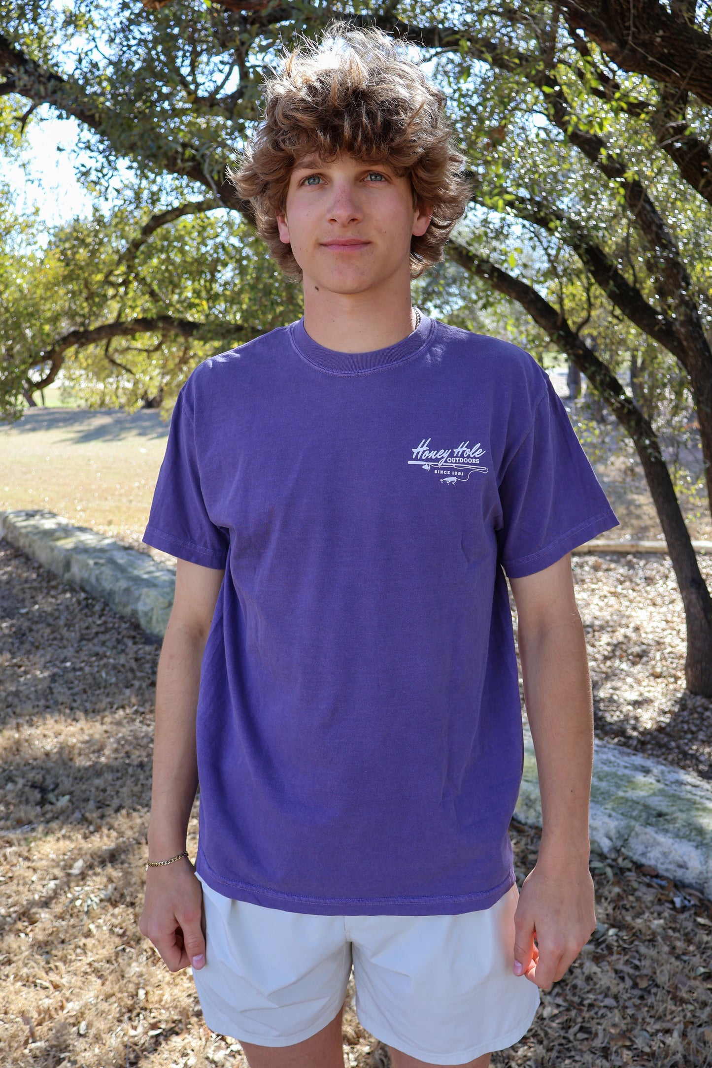 Heritage Purple tee