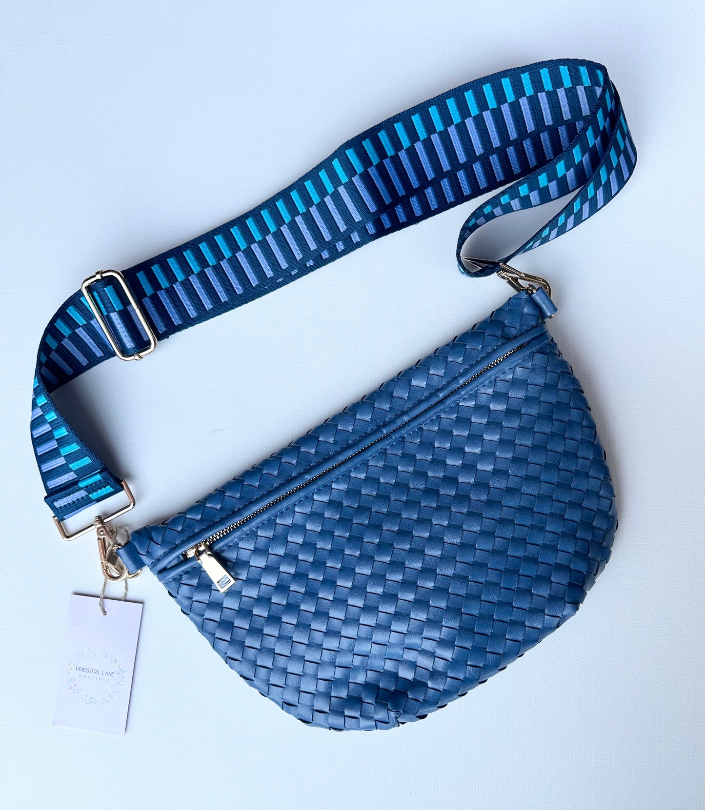Woven crossbody