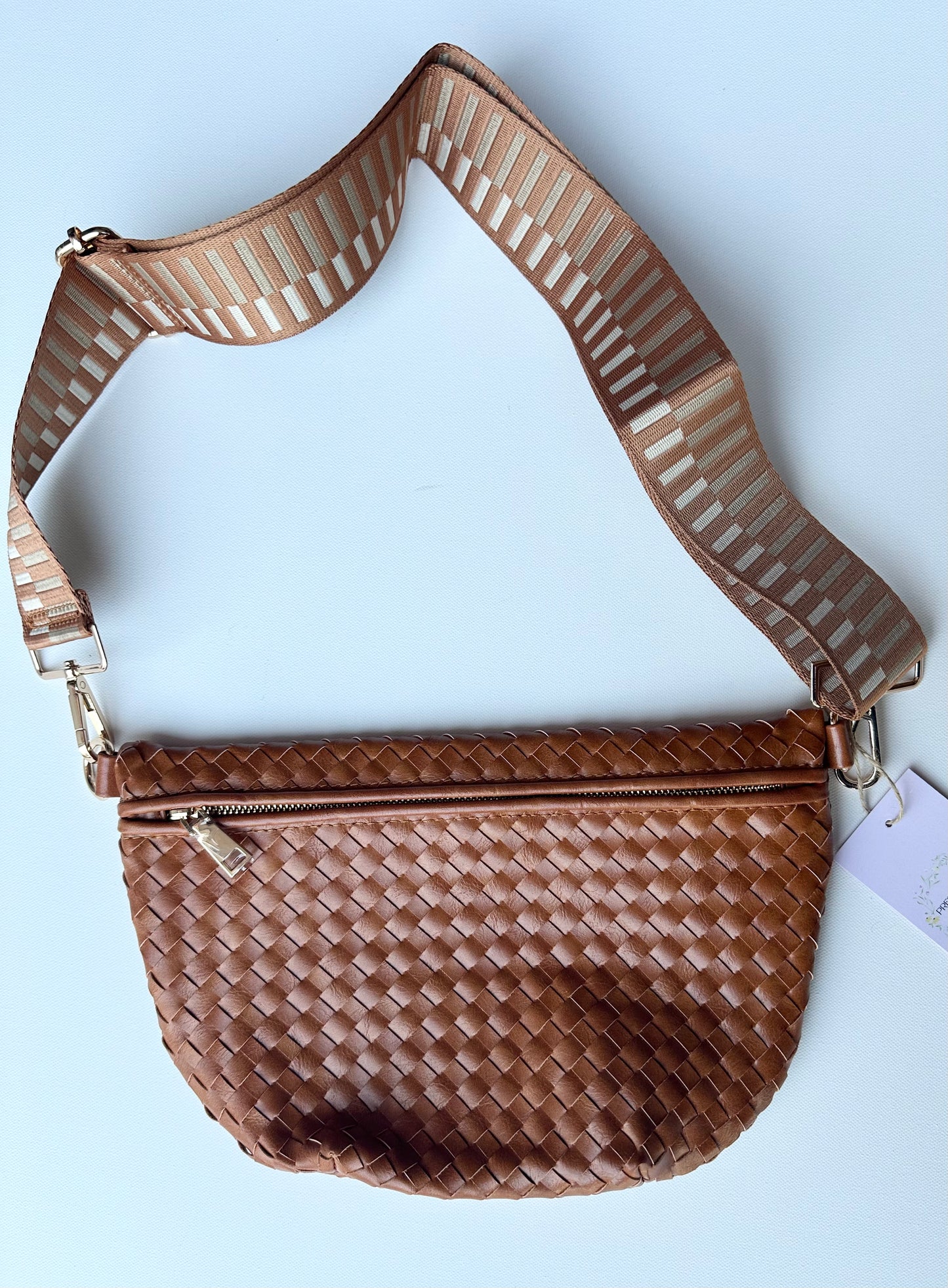 Woven crossbody