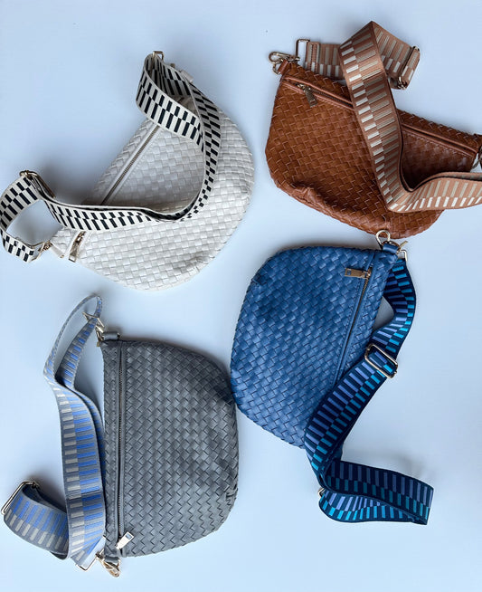 Woven crossbody